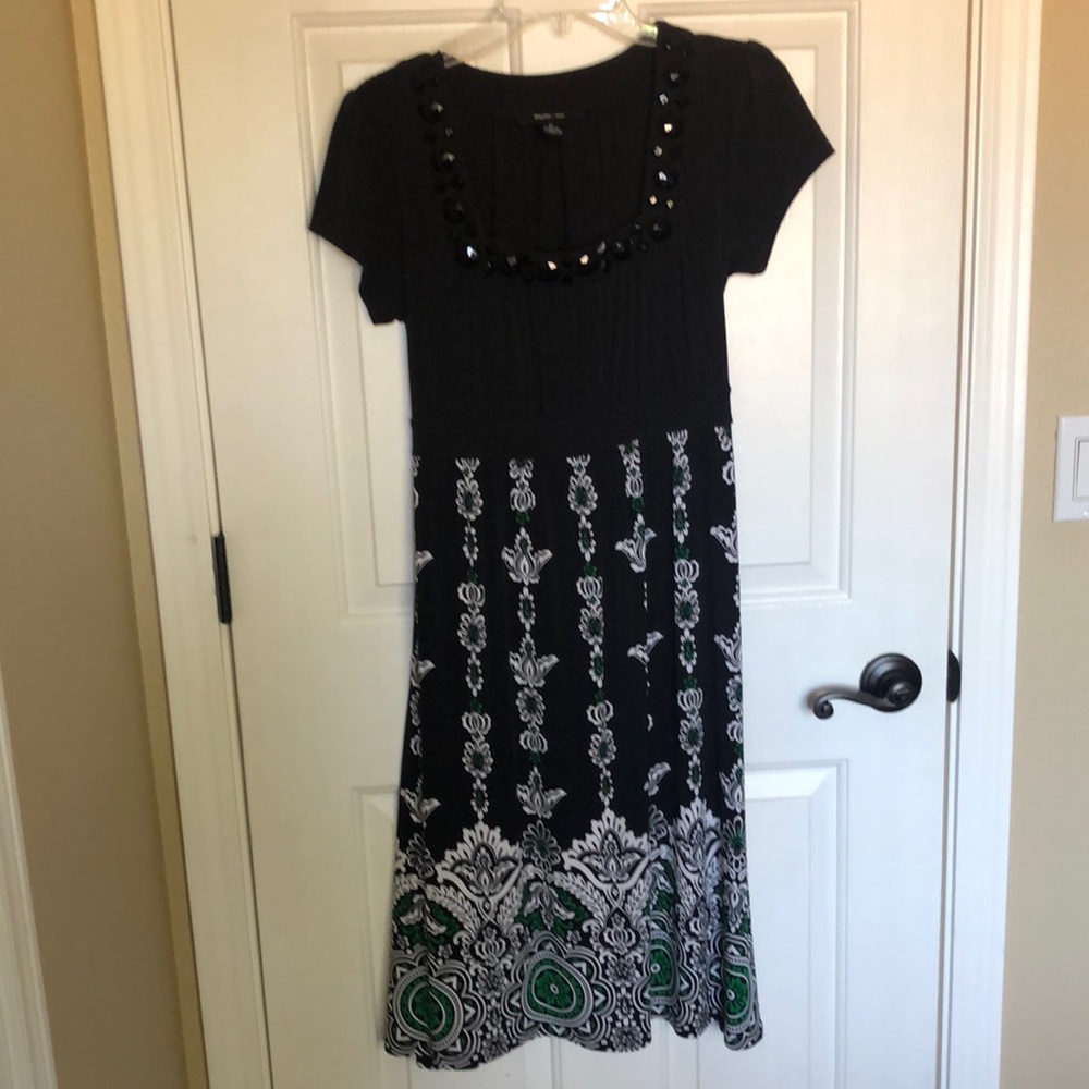 Style & Co. Short Sleeved Midi Dress